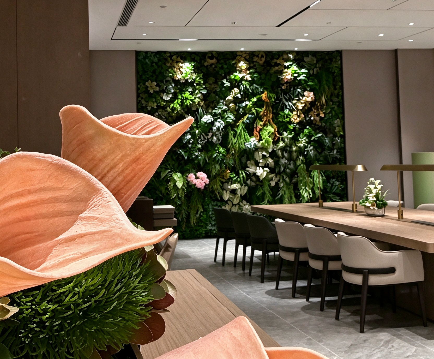 Home Decoration Indoor and Outdoor Plant Wall Scene Arrangement Artificial Greenery Wall 