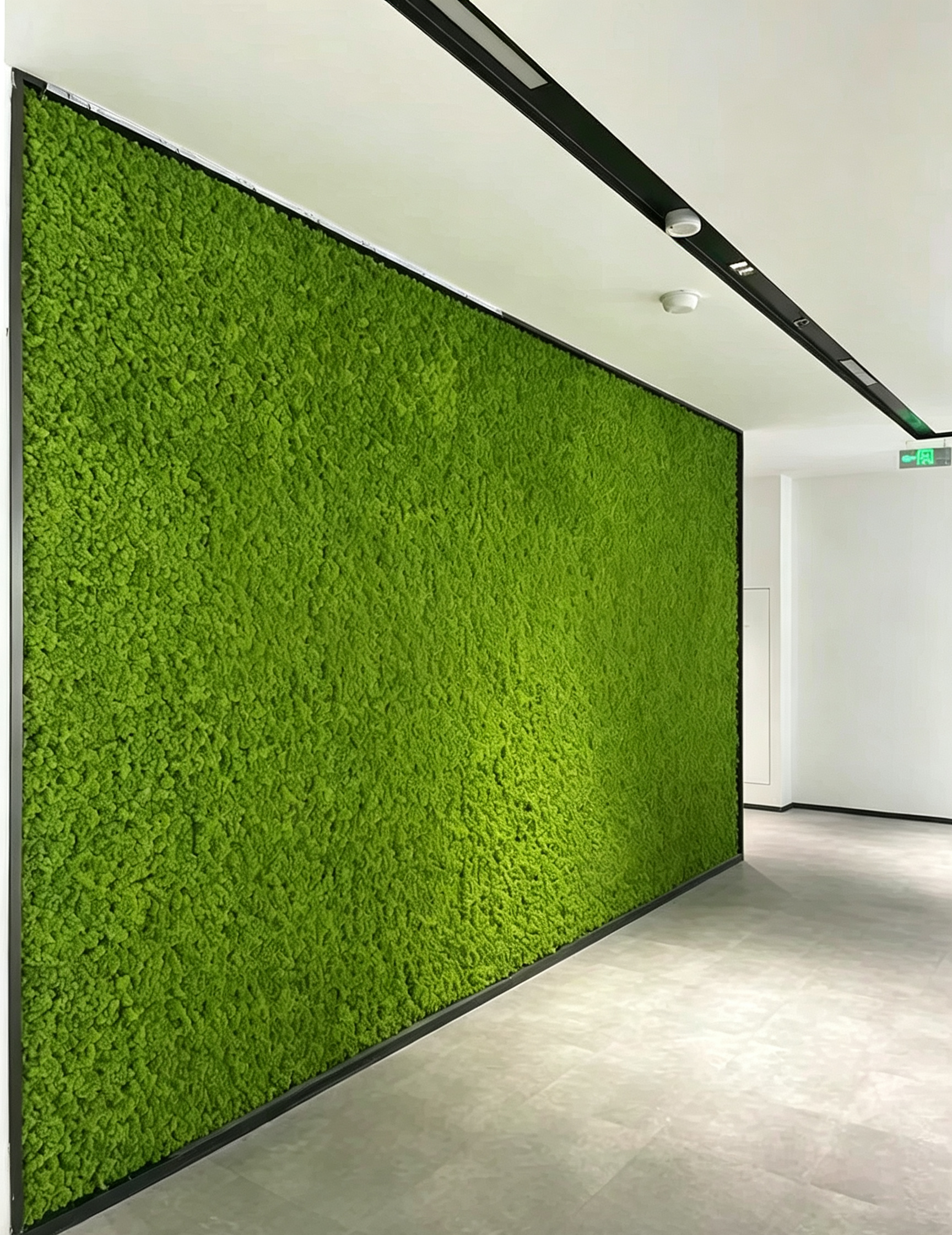 Decorative Indoor Plant Wall Scene Arrangement Artificial Preserved Moss Wall