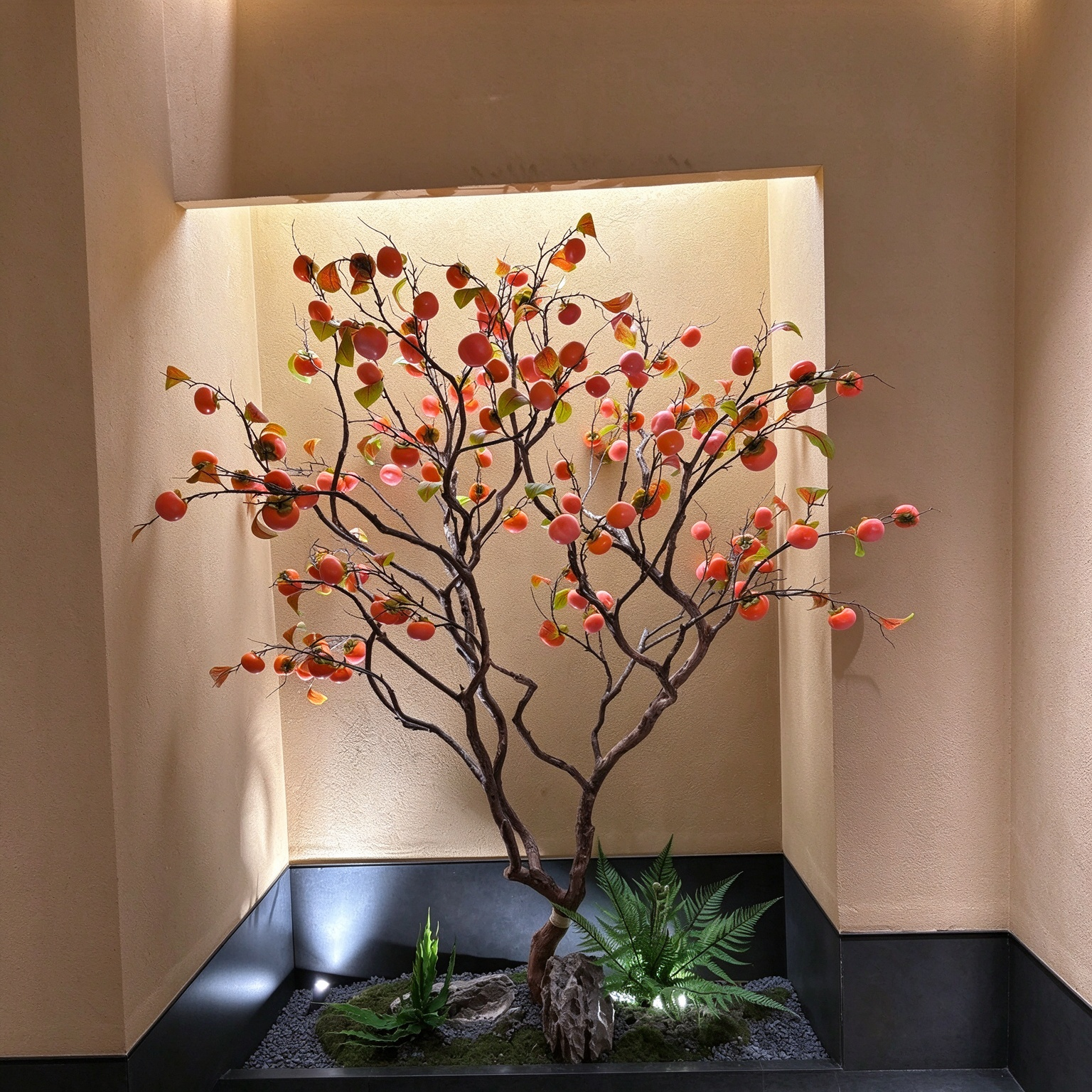 Large Artificial Persimmon Tree