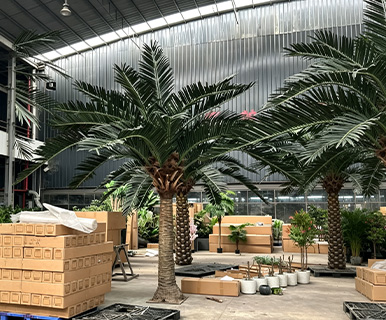 Large Indoor and Outdoor Decorative Artificial Washington Coconut Tree