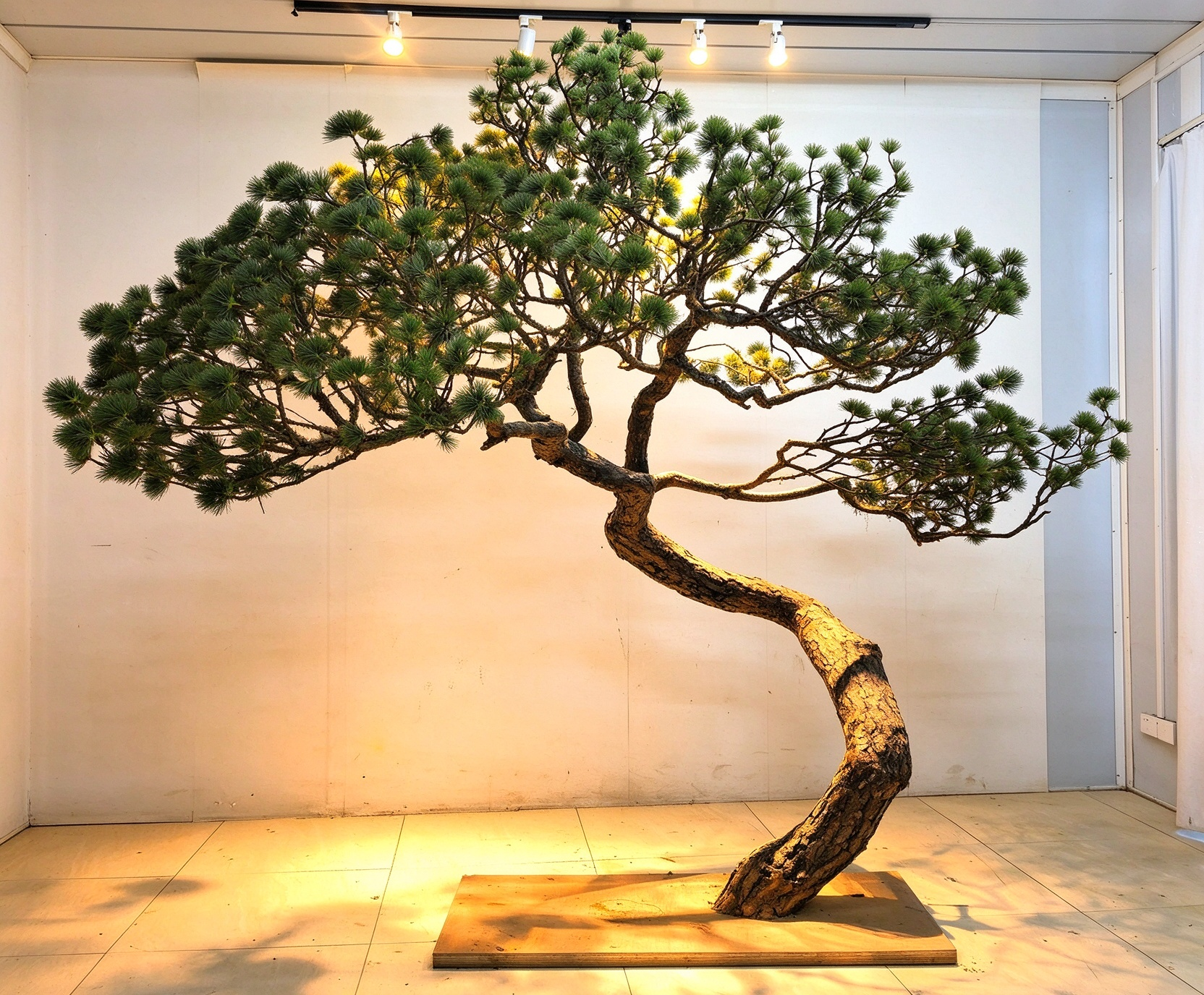 Artificial Welcome Pine Tree, Faux Plant Decorative Bonsai